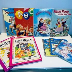 Vintage Children’s Books Bundle Set of 9